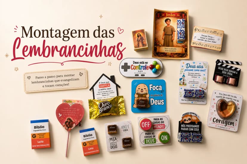 Montagem das Lembrancinhas