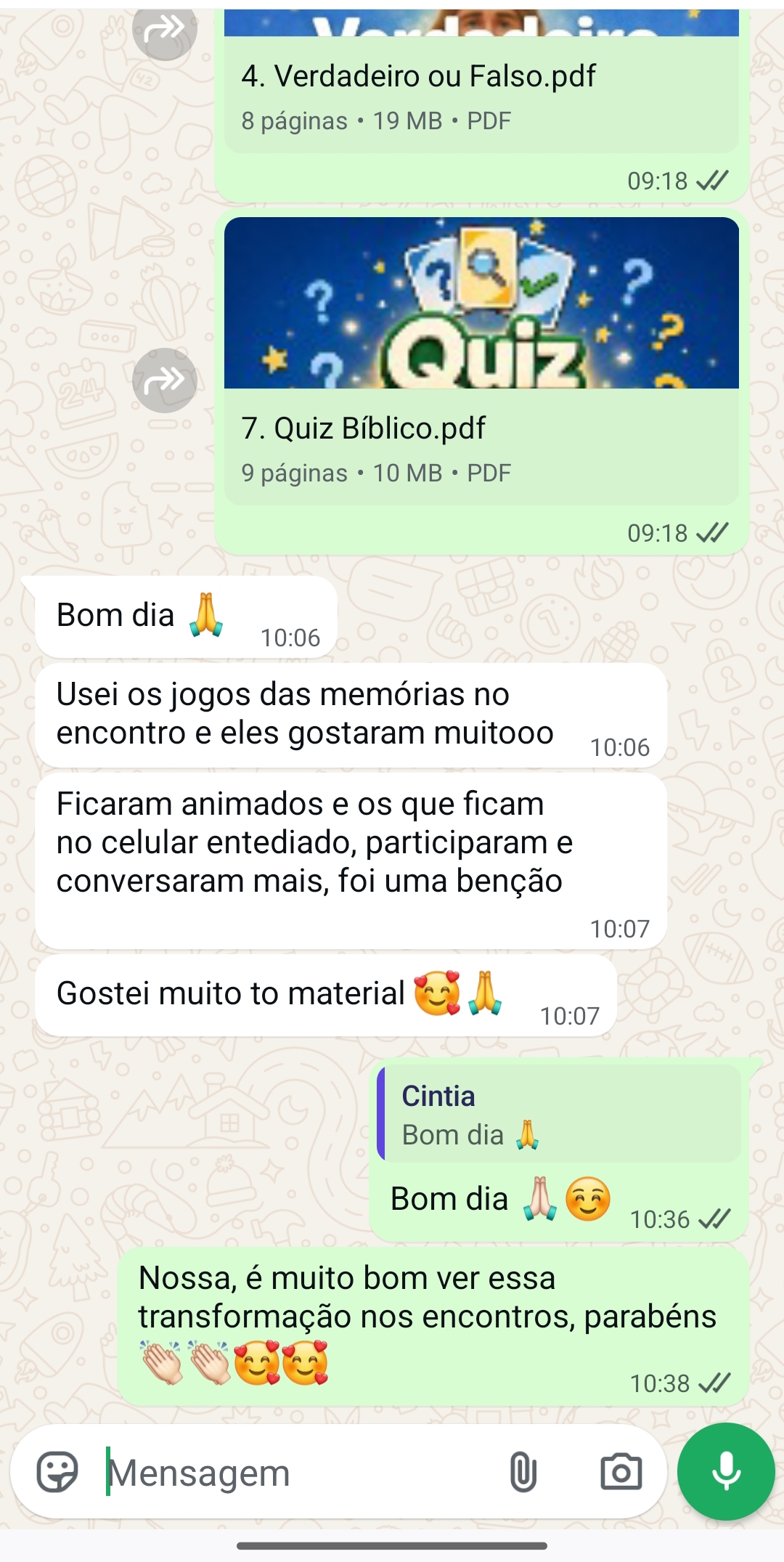 DEPOIMENTO 1